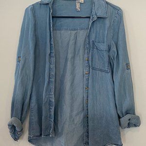 Women's Size Small Jean Button Shirt